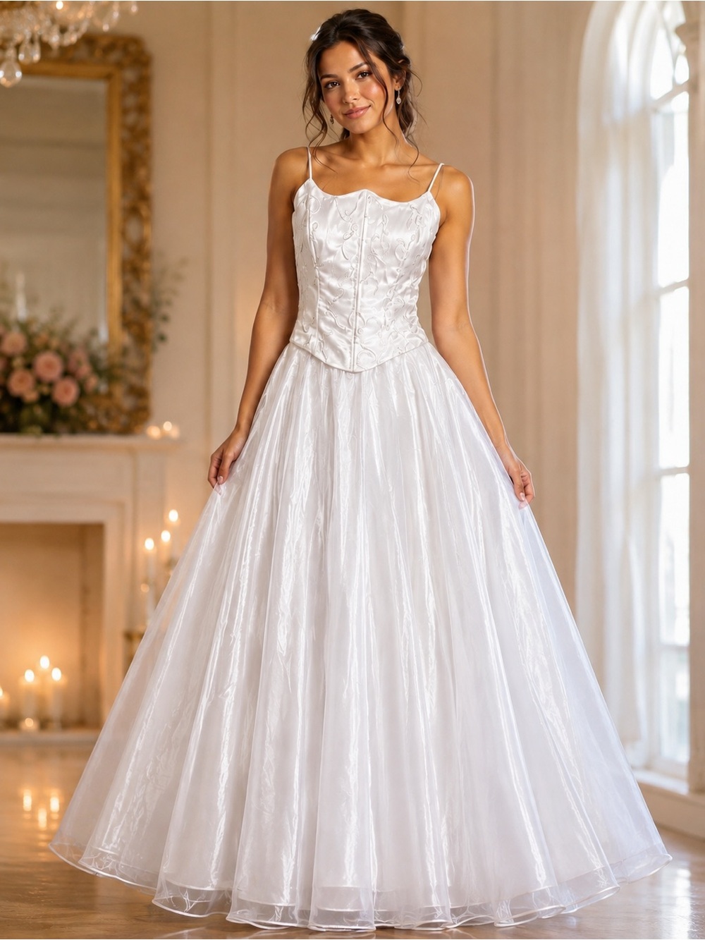 Lenovia 2-Piece Corset Lace-Up Ball Gown & Skirt – Size M